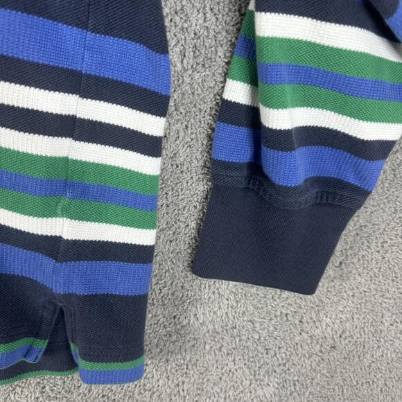 Tommy Hilfiger Pullover Shirt Mens Large Striped Rugby Long Sleeve Casual - Picture 6 of 10